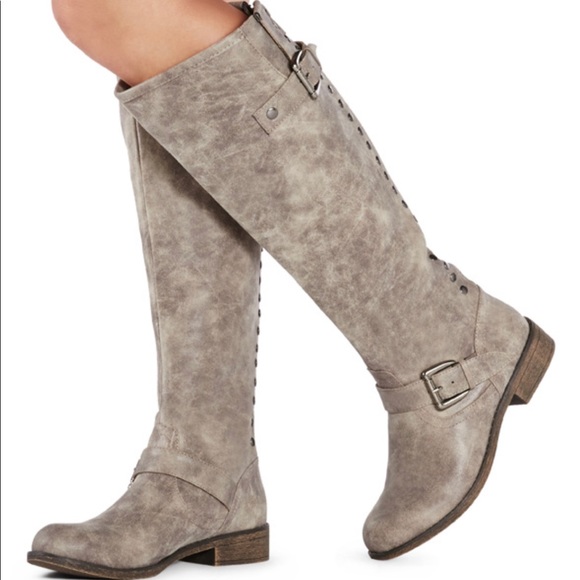 justfab wide calf boots